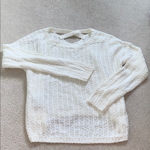 Cream Knitted Hollister Sweater